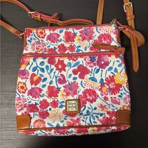 Dooney & Bourke Pink Floral Crossbody Bag